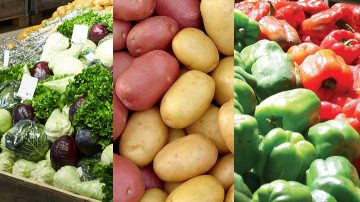 colaj cu alimente proaspete