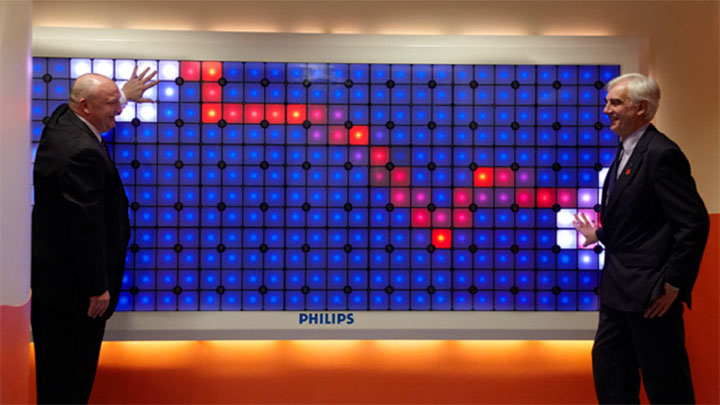 Imagination Light Canvas de la Iluminat Philips la Spitalul de copii din Birminghan