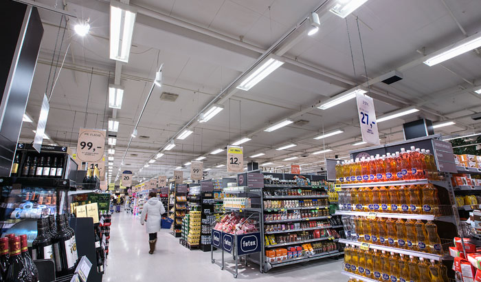 Dansk Supermarked cu MASTER LEDtube