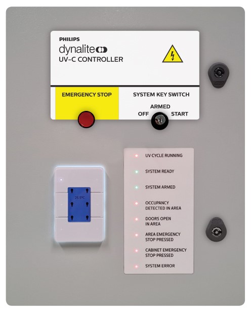 Sistem de control Philips Dynalite UV-C pentru dezinfectarea suprafețelor