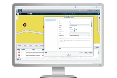 Imaginea ilustrează modul de funcţionare a CityTouch LightPoint