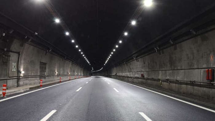 Intrarea în tunelul Lundbytunnel