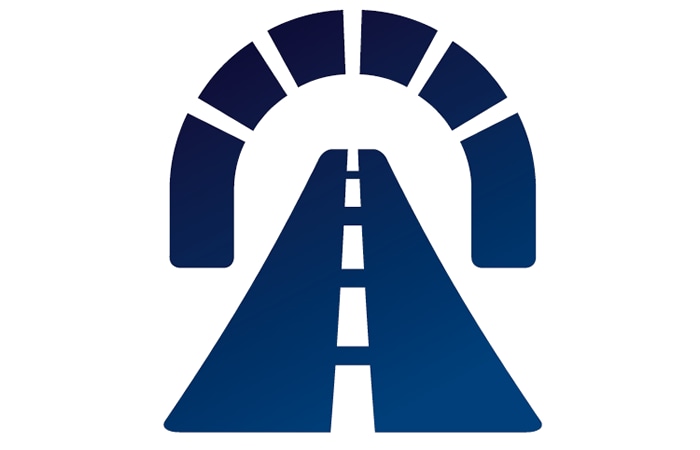 Pictogramă pentru corpurile de iluminat pentru tunel 