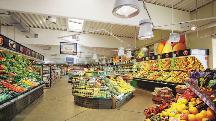 Scopul sistemului de iluminat în piețele alimentare 