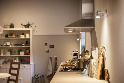 Sfaturi de proiectare a sistemului de iluminat pentru bucătărie de la Philips